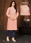 Takatak 1 By Sangeet Sequence Work Cotton Kurtis Wholesale Shop In Surat